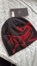 ARC'TERYX始祖鸟 LIGHTWEIGHT BIRD HEAD TOQUE 舒适 男女同款 绒线帽 BLACK/DYNASTY/黑色/皇朝红 均码 实拍图