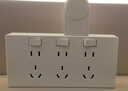 捷波朗插座一转多扩展原位替换免打孔转换器插排厨房延长多功能插座拓展 【向下扩展】白色三位二十一孔 实拍图