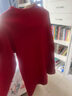 红豆儿童保暖内衣男女童秋衣秋裤无痕抗菌弹力磨毛绒套装Y2101红色130 实拍图