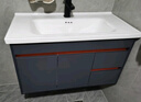 浴美优品实木浴室柜组合陶瓷一体盆洗手洗脸盆柜洗漱台镜柜40宽和48宽可选 亮灰80cm智能镜柜（默认发40宽 48宽请备注） 实拍图