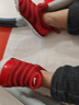 耐克（NIKE）毛毛虫婴童运动童鞋 DYNAMO FREE 343938-621 25码 实拍图