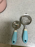 梵乐厨宝宝辅食过滤网筛婴儿漏勺打蛋器蛋清蛋液分离器蒸鸡蛋羹辅食工具 漏勺+漏蛋器 蓝色 实拍图