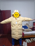 诗丹蕊韩系中长款毛领连帽羽棉袄绒服女大衣外套冬季宽松加厚保暖棉衣潮 黄色 均码【可备注码数】 实拍图