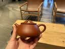 正宗宜兴紫砂壶半手工景舟石飘壶球孔紫砂茶具套装功夫茶壶 网孔景舟石瓢 250ml 实拍图