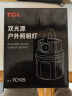 TCL露营灯户外充电照明灯太阳能超长续航应急家用探照摆摊烧烤马灯 高配版-灰/有太阳能+20-30H续航 实拍图