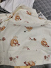 童泰宝宝套装春秋季纯棉婴儿衣服男女儿童家居服内衣秋衣秋裤套头睡衣 橘色蘑菇（高腰款） 110 cm（无肩扣） 实拍图