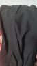 星禾莱2023新款垂感西装裤男直筒宽松休闲裤韩版免烫男生阔腿裤长裤 黑色九分 L 110-125斤 实拍图