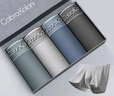 CabraKalani男士内裤男新疆棉无痕纯色平角抗菌青少年四角裤宽松大码冰丝短裤 A品牌专柜黑灰青蓝纯棉款 4条 4XL (建议170-200斤） 实拍图