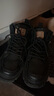 意尔康男鞋休闲板鞋秋冬加绒保暖工装马丁靴复古高帮软面鞋子男 黑色 40 实拍图