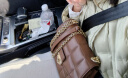 MICHAEL KORS【520礼物送女友】轻奢MK女包SOHO绗缝链条单肩斜挎包小号牛皮棕 实拍图