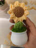 盛世泰堡永生花圣诞节礼物生日伴手礼手工毛线花成品向日葵送女朋友 实拍图