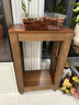 格匠鱼缸架子生态缸专用超强承重底座家用客厅实木花架一体落地置物架 胡桃色45*25*70cm(粗腿)2S鱼缸架 实拍图