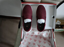 足力健老人鞋一脚蹬散步鞋艾草健康妈妈鞋休闲鞋夏季女鞋 1616Z酒红36 实拍图