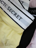 维多利亚的秘密（Victoria's Secret） 夏季棉质舒适内裤logo腰带低腰女三角裤简约红色 54A2黑色-6819 1条 M 实拍图