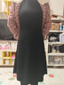 秋水伊人法式针织连衣裙冬季女装收腰裙子赫本风气质款长裙通勤小黑裙 黑色 S 实拍图