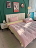 苏萱少女心KT猫牛奶绒床上四件套冬季加厚珊瑚绒被套床单人儿童三件套 天使Kitty猫-桃粉芝士黄 1.8m 床单款 四件套-被套200x230cm 实拍图
