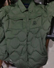 Teenie Weenie Men小熊男装羽绒服冬季衬衫式羽绒服保暖外套外套男 军绿色 XL (180) 实拍图