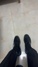 戈耐（GNAI）男士休闲皮鞋男生新郎结婚增高商务鞋百搭潮流行真皮透气男鞋子男 黑色【真牛皮】加厚防滑 四季款 40 (250mm) 实拍图