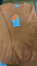 鹿王羊绒衫女士100%山羊绒针织衫打底衫圆领纯色简约通勤日常休闲内搭 橘色 XL 175/92A 实拍图