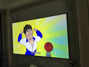 EUG【免费安装】投影仪家用家庭影院4k解码超高清白天可用3D卧室投影电视一体机带幕布商用办公投影机 雅典白-影院款【激光TOF技术】 84寸影院配套：投影仪+支架+电动或画框纳米幕布 实拍图