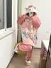 果壳（Gukoo）情侣睡衣女秋冬新款卡通珊瑚绒加厚男士家居服冬睡衣套装D 鲁斯佛男套 XL 实拍图