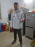 鸭鸭（YAYA）王一博同款羽绒服男士短款冬季新款连帽加厚户外保暖时尚工装外套 白迷彩色 XL /180 实拍图