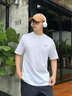 真维斯（Jeanswest）冰丝t恤男夏季网眼速干防晒短袖青少年户外运动休闲宽松体恤汗衫 白色(自由笔尖胸标) L /175(体重120-140斤左右) 实拍图