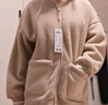 森马（Semir）森马外套女仿羊羔毛摇粒绒双面穿连帽重磅夹克24新款109724108002 实拍图