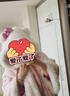 果壳（Gukoo）睡袍冬季HelloKitty联名新款毛绒女士家居服斗篷睡袍D 浅雾粉斗篷睡袍 L 实拍图