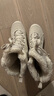 迪卡侬（DECATHLON）保暖棉鞋女冬季加厚防水短筒东北雪地靴女徒步SH500 浅白垩灰 37 实拍图