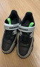 乔丹（QIAODAN）童鞋男童运动鞋秋冬款中大童皮面保暖儿童鞋子跑步鞋 黑色/银色 36 实拍图
