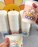 一次性杯子纸杯加厚加硬防漏纸杯子家用办公商务结婚200ml 混色 100只 实拍图