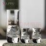 NAPPA国风手工雕花白酒杯分酒器水晶一口杯 家用中式白酒酒具套装 【店长推荐】6壶6杯 礼盒装 实拍图