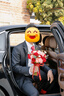 Guillaume de Mons澳嘉纯羊毛西服男商务正装男士三件套新郎结婚礼服正装西装套装男 升级版 黑色【上衣+西裤】 50 码（西裤尺码请备注） 实拍图