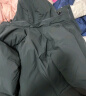 马登工装 美式复古白鸭绒连帽羽绒服男冬防风保暖外套90绒新年防寒服 深灰色 2XL （170-185斤） 实拍图