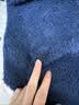 猫人情侣睡衣男冬珊瑚绒加厚加绒带围脖长袖开衫可外家居服藏青L 实拍图