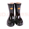 双安25KV绝缘靴 高压电工专用绝缘鞋 防电半筒雨靴 防滑耐磨安全鞋 黑色 41码 实拍图