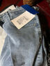 真维斯（JEANSWEST）九分牛仔裤男士宽松直筒2025春秋新款哈伦修身小脚休闲长裤子秋款 0522浅蓝色 33 码 实拍图