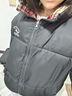 紫蒙羽绒棉服女2024新款短款学生小个子女生棉衣外套冬季羽棉袄绒服女 韩版加厚黑色 均码 （可备注码数） 实拍图