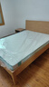 林氏家居双人床1.5米x2米实木床脚1.8米主卧室北欧原木风床架林氏木业UB1A 【排骨架|加高款】床|充电夜灯置物 1.5x2.0米 床+床垫+床头柜*1 实拍图