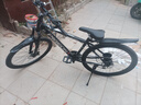 飞鸽（FLYING PIGEON）山地自行车成人男女变速山地车青少年中小学生车越野户外骑行单车 【高碳钢】G8002代-辐条轮-黑色 27.5寸轮组（适合170-190cm） 30速豪华版 实拍图