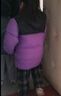 雪中飞童装儿童羽绒服2024新款男童女童中大童拼接面包羽绒服冬季外套 青莲紫 140 实拍图