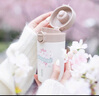 MOMOCONCEPT樱花保温杯女士高颜值momo车载便携弹跳水杯大容量实用杯子 实拍图