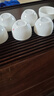 唐丰白瓷品茗杯家用功夫喝茶茶杯羊脂玉描金主人杯个人杯单杯茶盏 圆满杯六杯套组 实拍图