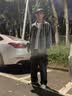 WHIM NASA男士麂皮绒夹克外套男春秋季款潮流学生高级感痞帅男生棒球服冬季 721排扣款-深灰色 XL 实拍图