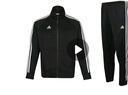 阿迪达斯 （adidas）运动套装男秋季外套长裤两件套跑步运动套装 黑白 3XL  实拍图