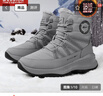 回力(Warrior)雪地靴男冬季高帮靴子男靴加绒加厚保暖鞋1984 灰色 42 实拍图