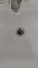 耐发不锈钢面盆洗脸盆下水器配件洗手池下水管台盆落水器排水管套装 加厚 翻板【无孔】+灰色下水管 实拍图