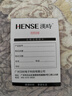 汉时（Hense） 创意轻奢双面挂钟现代简约挂墙时钟客厅挂表两面石英钟表HDS03 白色C款 实拍图