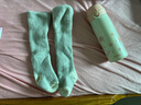 尼多熊儿童袜子冬季高筒袜加厚保暖加绒护膝袜婴儿长筒袜秋冬过膝袜 实拍图